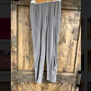 Gray Dotted Pajama Pants
